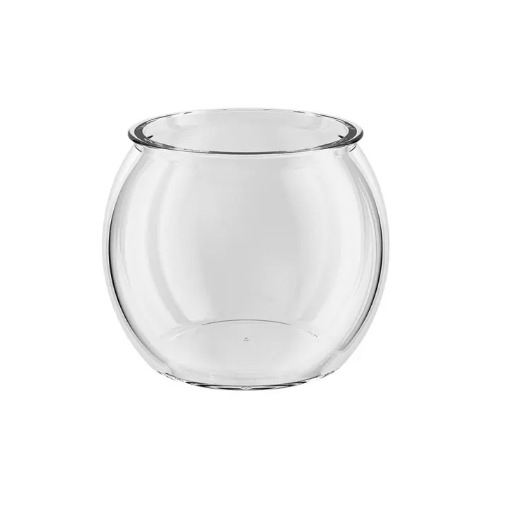 Pecera redonda Ultra transparente, pecera dorada, tanque de visualización de peces para el hogar, adorno de mesa decorativo de plástico para escritorio - 1