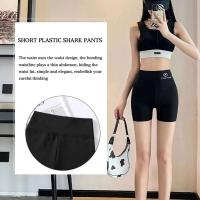 Pantalones cortos de yoga para correr y andar en bicicleta para mujer, monos deportivos transpirables, pantalones cortos de entrenamiento de verano de cintura alta para gimnasio - details 18