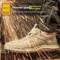Hombre anti-perforación anti-desgarro obra de construcción seguro de trabajo zapatos de chapa de acero zapatos aislados de seguridad zapatos deportivos - details 2