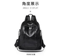 Mochila De Cuero pu para mujer, bolso de hombro femenino, mochila de viaje vintage, mochila de trabajo informal, regalo - details 21