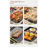 Parrilla de Carbón Portátil de Doble Cara Adecuada para Uso Doméstico al Aire Libre - details 3
