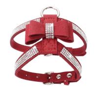 con lazo de imitación de diamante brillante, correa para el pecho para perros pequeños y medianos, antirotura - details 4