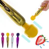 Empaque privado Vibrador AV inalámbrico sexy, varita estimuladora de clítoris, juguetes sexuales para adultos musculosos, masajeador recargable por USB - details 1