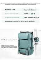 Mochila de viaje de gran capacidad para mujer, bolsa de equipaje multifuncional ultraligera, bandolera de mano, mochila de viaje para hombre - details 4