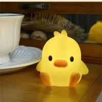 Lámpara LED creativa de escritorio de pato amarillo con luz suave y atmósfera, luz nocturna para cabecera de dormitorio, Mini luz para dormir - details 3