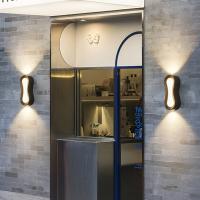 Lámpara LED de pared de doble cabeza para exteriores, foco bidireccional simple impermeable para lavado de pared, villa, patio, 110V, 220V - details 4