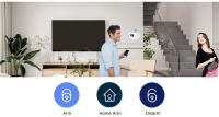 Sistema de Alarma de Seguridad para el Hogar KERUI Tuya WIFI GSM con Sensor de Movimiento Inalámbrico RFID APP IP Cámara Siren Alexa Certificación RoHS - details 9