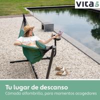 Hamaca de Acero Sólido Portátil Hamaca para 2 Personas con Mesa Auxiliar - details 35