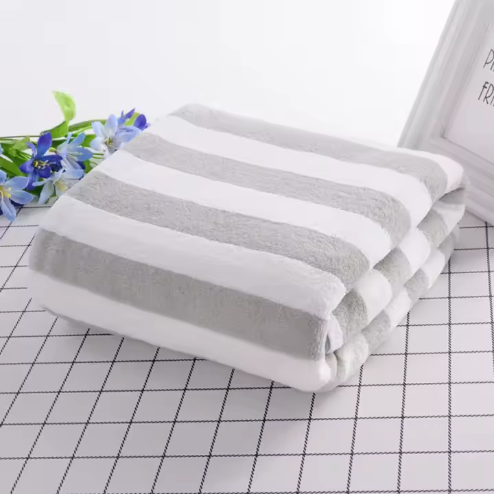 Toalla de baño de secado rápido para Hotel, juego de toallas de playa Natural Ultra absorbente y ecológica, 70x140cm - 1