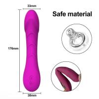 Juguete sexual del vibrador del dildo del punto G poderoso para las mujeres del estimulador del clítoris del clítoris del masajero de la masturbación femenina con USB recargable - details 6