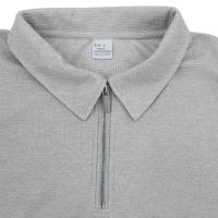 Conjunto de camisa polo para hombre, camiseta de manga corta con solapa ajustada, color sólido, gofre, informal, verano 2025 - details 24
