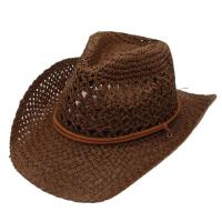 Vintage Western Cowboy Sun hombres mujeres paja viajes al aire libre estilo étnico regalo protección UV gorra Chapeau playa sombrero - details 3