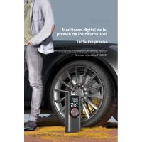 Infladores de neumáticos, compresores de aire portátiles, bombas de neumáticos sin cable de 150 PSI, bombas de aire para coches, motos, bicicletas, balón con manómetro y luces LED - details 8