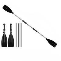 Paletas de Kayak de diseño antigiro, canoa de aleación de aluminio portátil recreativa, remos ligeros y duraderos para barcos al aire libre - details 0