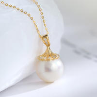 Elegante Collar de Perlas de Agua Dulce Natural de Oro 18K con Certificado - details 4