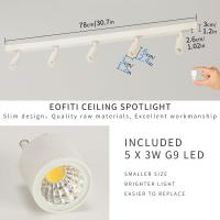 Modernas Luces LED Giratorias Plafón con Luces Interiores para Dormitorio Cocina Baño - details 11