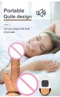 Nuevo juguete sexual con consolador vibrador, lengua oscilante con calefacción retráctil, carga USB remota inalámbrica para mujer - details 1