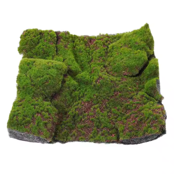 Alfombra de musgo simulada, césped verde, tablero decorativo artificial, estera simulada - 1