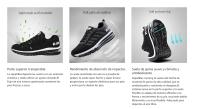 Zapatillas Deportivas Transpirables de Malla - Suela de Goma Resistente al Desgaste para Pasar y Correr - Deportes y Ropa - details 2