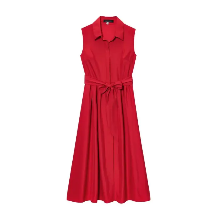 Vestido camisero con cinturón de la serie versátil a la moda para mujer nuevo estilo 4043/072 - 1
