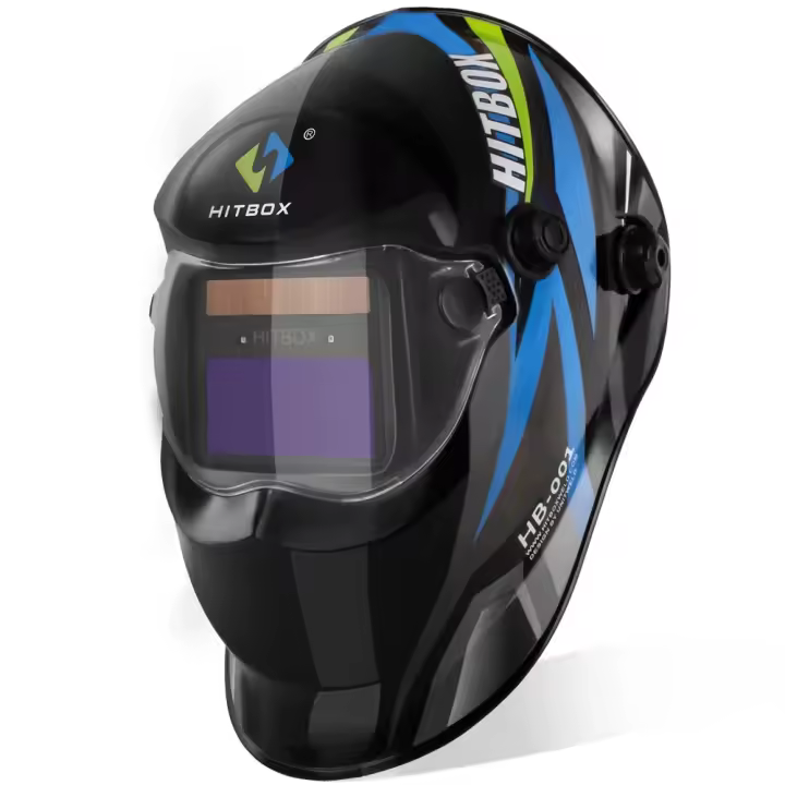 Casco de Soldadura Automático Oscurecido Energía Solar Ancho Ajustable - 1