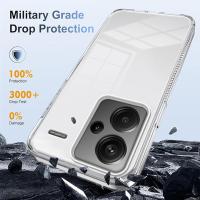Funda Para Xiaomi Redmi Note 13 Pro +/ 13 Pro Plus , carcasa protectora antisísmica de placa trasera dura acrílica transparente - details 13