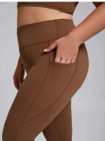 Sujetador deportivo curvo de yoga grande para mujer, body de gimnasio, trío súper elástico, conjunto de ropa deportiva, Oufit, 3XL - details 7