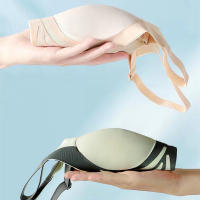 Sujetador Sin Costuras Para Mujer Talla Grande Con Pecho Pequeño Push-up Deporte Yoga Sin Borde Suave Soporte Bra Asa Ajustable - details 4
