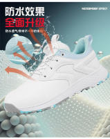 Zapatos de golf, zapatos de golf de pareja con botón giratorio impermeables para hombres y mujeres, zapatos deportivos casuales. - details 2