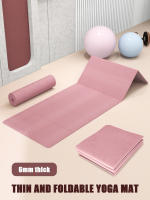 Esterilla de Yoga plegable y portátil de Tpe, superficie antideslizante de doble cara para Fitness, 4mm, 1 unidad - details 5