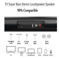 Barra de sonido inalámbrica con Bluetooth, sistema de altavoces con cable, sonido estéreo envolvente para cine en casa, proyector de TV - details 5