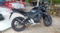Tubo de escape modificado para motocicleta, escape doble de gran desplazamiento Z900 CB500X Chunfeng 800MT MT09 r3 - details 8