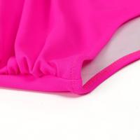 One Piece Tankini De Verano 2024 Para Mujer Talla Grande Estilo Halter Monokini De Playa Con Push-Up Cintura Alta Traje De Baño Unicolor - details 24