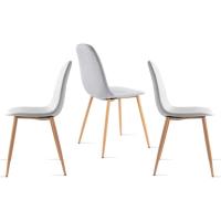Turquesa x2 – Pack de 2 Sillas de Comedor Estilo Nórdico, Asiento Acolchado y Respaldo Ergonómico, Diseño Moderno para Salón, Cocina o Dormitorio - details 14