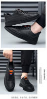Primera capa de cuero de vaca zapatos de los hombres zapatos de cuero 2025 de los hombres de cuero genuino hechos a mano zapatos casuales de un pedal de cuero suave suela suave zapatos Doudou. - details 25