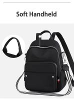 Mochila antirrobo de gran capacidad para mujer, morral escolar de nailon de alta calidad, diseño sólido, antisalpicaduras, novedad de 2023 - details 1