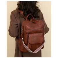 Mochila de cuero para mujer, diseño de moda, bolsos de hombro para mujer, mochila de viaje - details 3