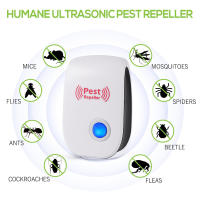 Repelente de mosquitos electrónico ultrasónico, dispositivo de ratón, Control de plagas de cucarachas, repelente de plagas para el hogar, repelente de ratas, arañas - details 2
