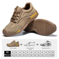 Zapatos de seguridad para hombre, zapatillas de trabajo aisladas a prueba de pinchazos de 6KV, zapatos protectores antigolpes con punta de acero para hombre, zapatillas de deporte de verano - details 12