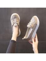 Zapatillas perezoso zapatos un pie estribo cuatro temporadas casual mujer zapatos 2025 nueva madre zapatos baja ayuda plana caminar zapatos - details 5