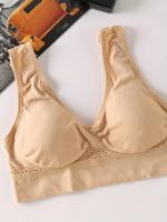 Sujetador deportivo con almohadillas incorporadas, transpirable, alta elasticidad, sin aros, perfecto para yoga, fitness, correr - details 44