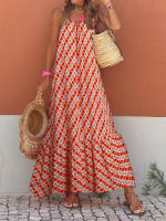 Vestido Boho Largo sin Mangas Vestido de Playa Bohemio para Mujer en Verano - details 6