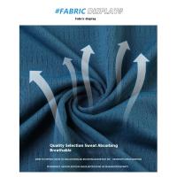 Verano de negocios simple ocio polo transpirable de los hombres de manga corta tops - details 7