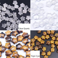 Piedra de cristal Natural en forma de estrella, 21 piezas, cuentas sueltas, piedras preciosas hechas a mano, accesorios para hacer joyas, 10mm - details 1