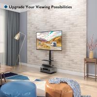Soporte de TV con Base Ajustable Vidrio Templado de 3 Niveles Para Pantallas LED OLED LCD Plasma de 30 a 70 Pulgadas Max VESA 600x400 mm Blanco - details 12