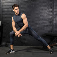 Camiseta de entrenamiento para hombre, camisa de secado rápido, tela de escamas de serpiente - details 3
