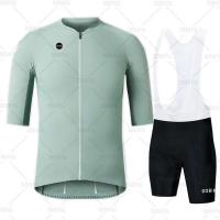 Gobikful - Conjunto de bicicleta para hombre, uniforme blanco de montaña, camiseta de verano para carretera, bicicleta MTB - details 2