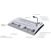 Soporte de carga con ventilador de refrigeración para consola PS5 y PS5 Slim, estación de carga de controlador Dual con 9 luces RGB (blancas) - details 5