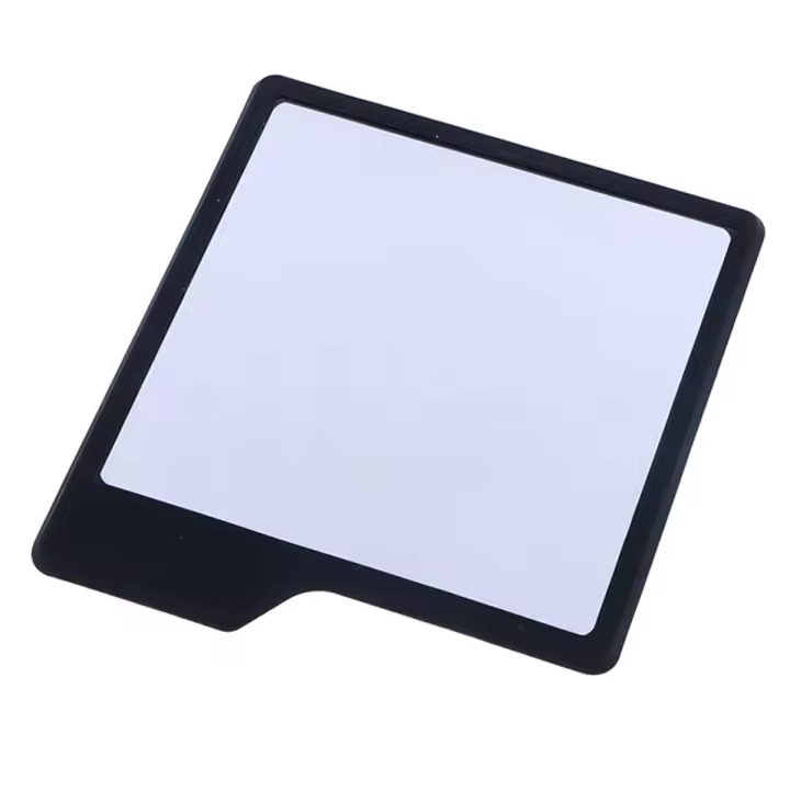 Espejo de silicona negro a la moda, espejo autoagarre, inastillable, maquillaje de afeitar, ducha, baño de viaje de silicona - 1