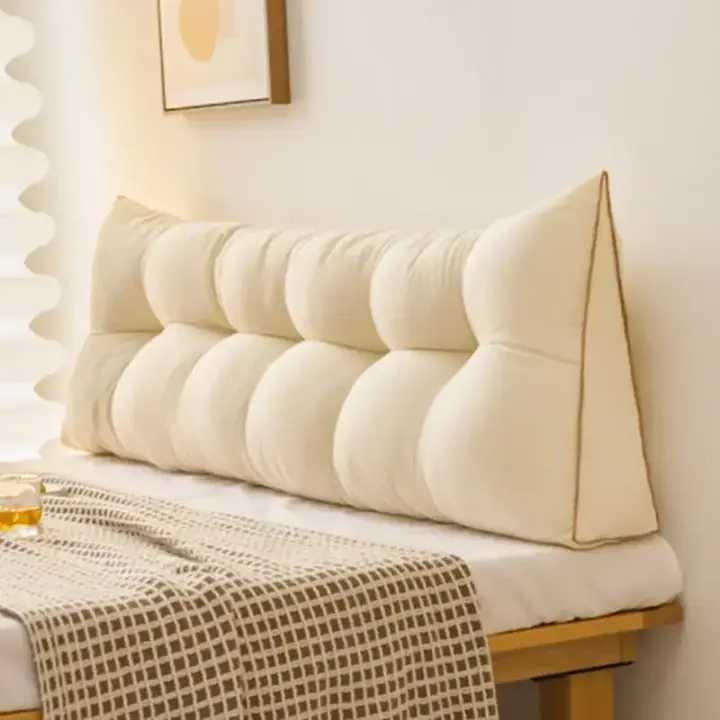 Cojín de Soporte para la Espalda Almohada de Lectura Cojín de Cama para Relajación Cojín de respaldo para Sofá o Piso - 1